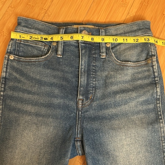 Madewell 10” High Rise Skinny Crop Denim Jeans size 25 NWOT - Picture 6 of 11